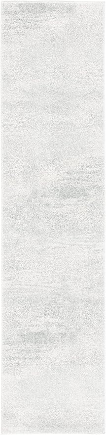 SAFAVIEH Evoke Collection 2'2" x 9' Ivory / Sage EVK272B Modern Abstract Non-Shedding Living Room Entryway Foyer Hallway Bedroom Runner Rug