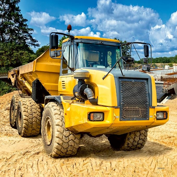 Ravensburger Diggers at Work Puzzle Set | 3x49 Piece Jigsaw Puzzles for Kids | Screen-Free Activity | Boosts Concentration and Focus | Great Gift