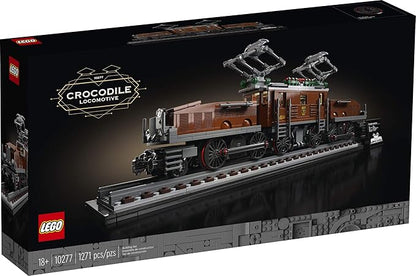 LEGO Crocodile Locomotive 10277 Building Kit; Recreate The Iconic Crocodile Locomotive with This Train Model; Makes a Great Gift Idea for Train Enthusiasts Lovers (1,271 Pieces)