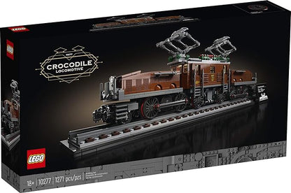 LEGO Crocodile Locomotive 10277 Building Kit; Recreate The Iconic Crocodile Locomotive with This Train Model; Makes a Great Gift Idea for Train Enthusiasts Lovers (1,271 Pieces)