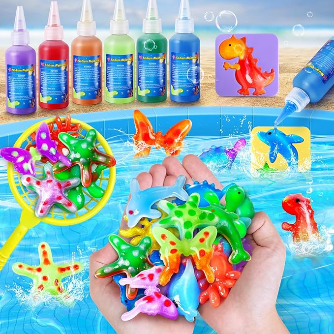 Kacwsoay 6 Colors Water DIY Gel Fairy Water Auqa Makes Spirites Elf DIY Fairy Toys Handmade Soft Figures Crafts Gift for Boys and Girls Birthday Christmas