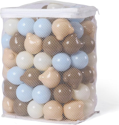 GOGOSO Bear Ball Pit Balls Shapes BPA Free Plastic Play Balls Crush Proof Kids Toddlers Baby Pastel Pelotas Toy Shaped Giant Friendship Bracelet