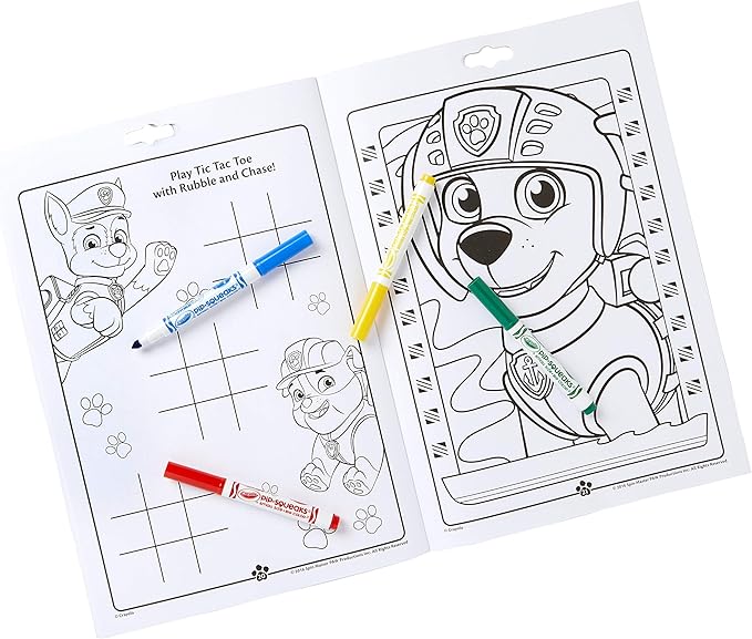 Crayola Paw Patrol Coloring & Activity Pad, 32 Pages & 7 Markers