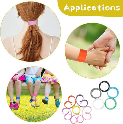 26 Pieces Rainbow Silicone Slap Bracelets, Soft and Safe Blank Silicone Slap Bracelet for Adults and Teens, Families Craft Kit Party Favors, 13 Colors