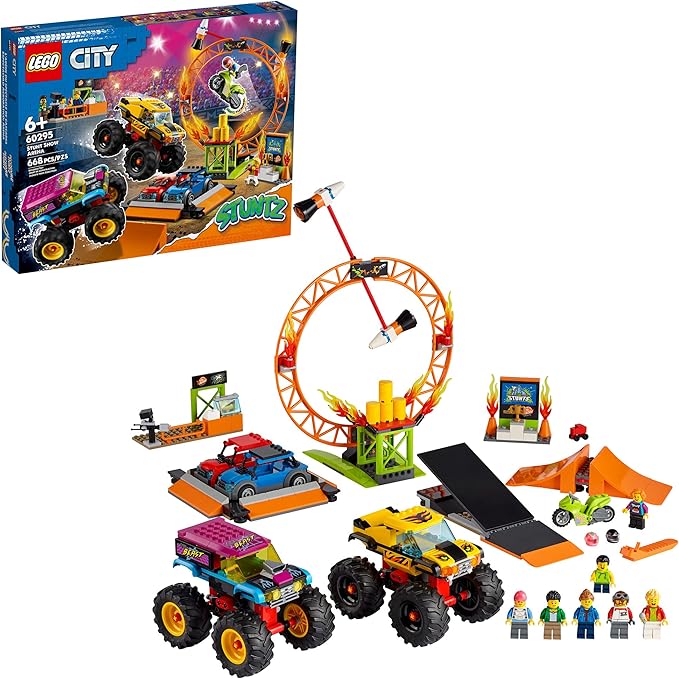 LEGO City Stunt Show Arena 60295 Building Kit (668 Pieces)