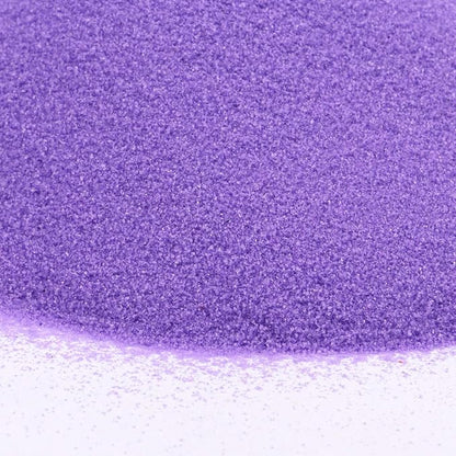 Shiny Stone Colorful Sand,Rainbow Sand,Art Sand,Colored Sand,Craft Sand,Decorative Wedding Vibrant Sand, 40 Colors 250g/0.55lb/8.81oz for Kids Creativity Wedding Succulent Terrarium Vase (Purple)