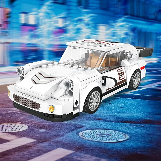 Super Car Models Building Kit, Building Blocks Kit Racing Toy Cars Collectible Gifts for Adult Kids 6+(332 PCS) 88018