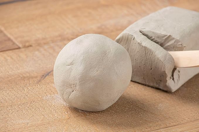 Pott'd Extra Pack of Premium Air-Dry Clay (1kg) - Pottery for Beginners, Air Dry Modelling Clay, Adult Pottery Kit