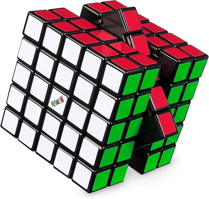 Rubik’s Cube, 5x5 Cube Color-Matching Puzzle Highly Complex Challenging Problem-Solving Brain Teaser Fidget Toy, for Adults & Kids Ages 8 and up
