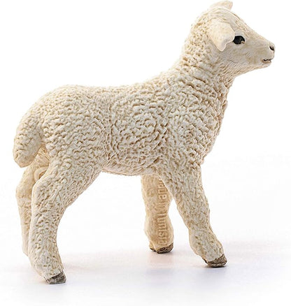 Schleich Farm World, Realistic Farm Animal Toys for Boys and Girls, Baby Lamb Toy Figurine