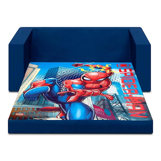 Delta Children Cozee Flip-Out Sofa, Spider-Man