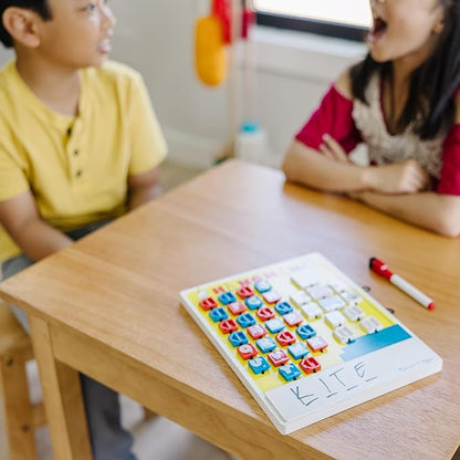Melissa & Doug Flip to Win Travel Hangman Game - White Board, Dry-Erase Marker
