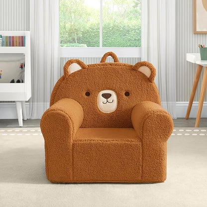 Delta Children Deluxe Cozee Chair, Brown Teddy Bear