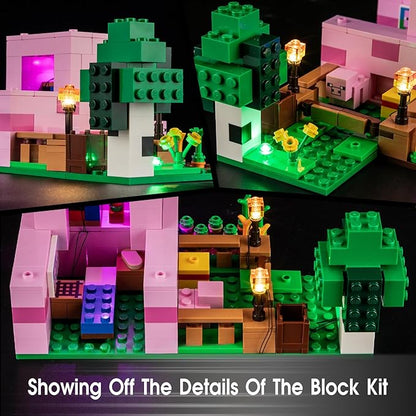 LED Light for Lego 21268 The Baby Pig House Set, Light Kit Compatible with Lego 21268 Building Blocks Model, Not Included The Model Set