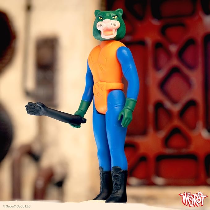 Super7 The Worst Red Tiger Scum Squad - 3.75" The Worst Action Figure with Accessory Collectibles and Retro Toys