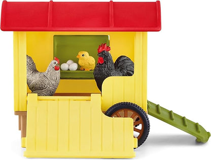 Schleich Farm World Giant 123-Piece Playset Pack with Farmhouse, Chicken Coop, Horse Stall, Farm Toys for Toddlers Ages 3+