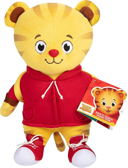Daniel Tiger's Neighborhood Plush Daniel Tiger Back to School Feature Plush with Tigey and Backpack Featuring Music, Sounds, and Phrases!