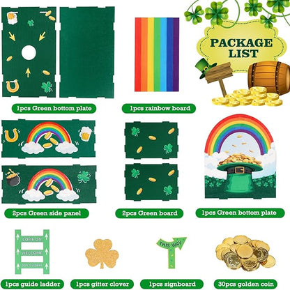 NNG St Patricks Day Decorations Leprechaun Trap Crafts Kit for Kids DIY to Catch a Leprechaun Trap Craft for St Patricks Day Party Supplies