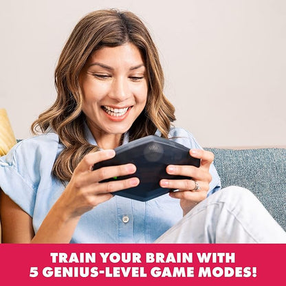 Educational Insights BrainBolt Genius Handheld Electronic Memory Game with Lights & Sounds, Brain Teaser Puzzle Game, Ages 7+