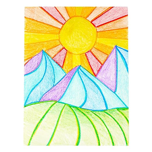 Colorations Regular Crayons, 8 Colors per set, 12 Sets included, 96 Crayons, Each set Individually Packaged, Personalize & Decorate for Gifts, Arts & Craft Craft for Children, Kids Crafts