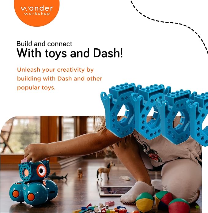 Wonder Workshop Build Brick Extensions for Dash and Dot Robots Small