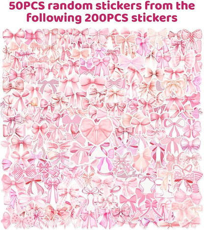 110 PCS Pink Coquette Bow Party Favors, Pink Coquette Bow Temporary Tattoos Slap Bracelets Stickers Keychains Badges Gift Bags for Bow Coquette Birthday Party Decorations Supplies for Kids Girls
