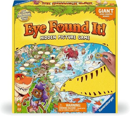Ravensburger Dinosaur Island Eye Found It! Board Game - Engaging Family Fun | Colorful Dinosaur Scenery | Skill-Building Game | FSC-Certified Materials
