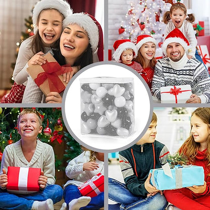 GOGOSO Ball Pit Balls,Plastics Balls for Ball Pit, Stars Hearts Shape for PastelBall for Toddlers Kids