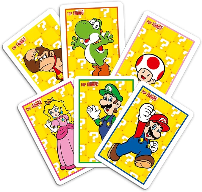Top Trumps Match Game Super Mario – Family Board Games for Kids and Adults – Matching Game and Memory Game – Fun Two Player Kids – Memories and Learning, Board Games for 4 and up