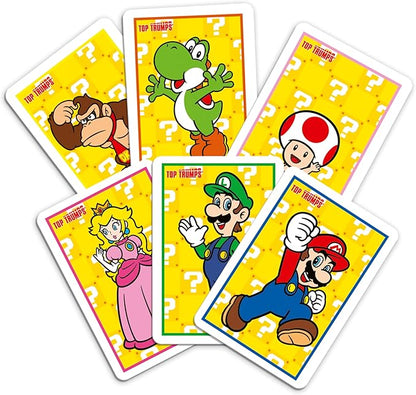 Top Trumps Match Game Super Mario – Family Board Games for Kids and Adults – Matching Game and Memory Game – Fun Two Player Kids – Memories and Learning, Board Games for 4 and up