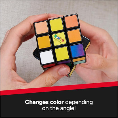 Rubik’s Cube, Impossible Cube, Advanced Color-Matching Puzzle, The Original 3x3 Rubik's, Twisting Fidget Toy, Challenging Brain Teaser & Sensory Puzzle for Adults, Teens, & Kids, for Ages 8 & Up