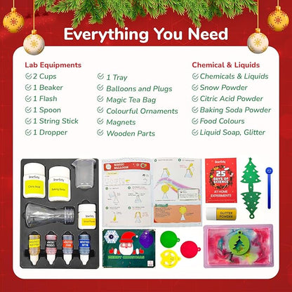 Smartivity Christmas Science Kit for Kids Ages 5-6-7-8-9 Years I 16 Amazing Holiday Science Experiments I Christmas, Birthday Gift for Boys & Girls Age I STEM Toy (Limited Edition)