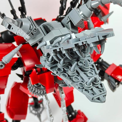 Skibid Toilet Building Block Set, Upgraded Beast Titan Drill Dragon Skibid Building Brick for Adults Fans 883PCS Blocks