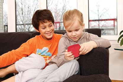 LEXiBOOK, Spiderman, Bilingual Interactive Card Reader, Spanish/English, 150 Double-Sided Educational Cards, Educational Quiz & flashcard Machine, Red/Blue, JCR10SPi2