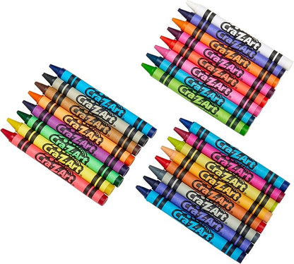 Cra-Z-Art 24ct Crayons Pack, Perfect Back to School Essential, Art Supplies for Coloring Fun, Ages 3 and Up