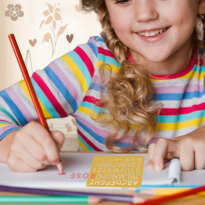 30pcs Drawing Stencils, Plastic Kids Stencils for Drawing with 450+ Shapes, Great Birthday Christmas Gift for Kids