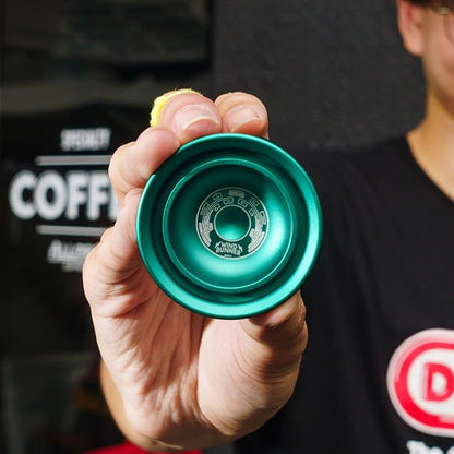 Duncan Toys Windrunner Yo-Yo [Black] - Unresponsive Pro Level Aluminum Yo-Yo with Double Rim, Concave Bearing, SG Sticker Response