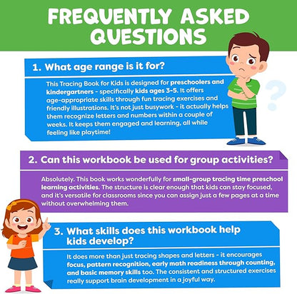 Preschool Learning Activities - Letter Tracing Books for Kids Ages 3-5 - Toddler Handwriting Practice - Learning Books for 4 Year Olds, Educational Learning Toys for 3 Year Old - 4 Year Old Boy Toys