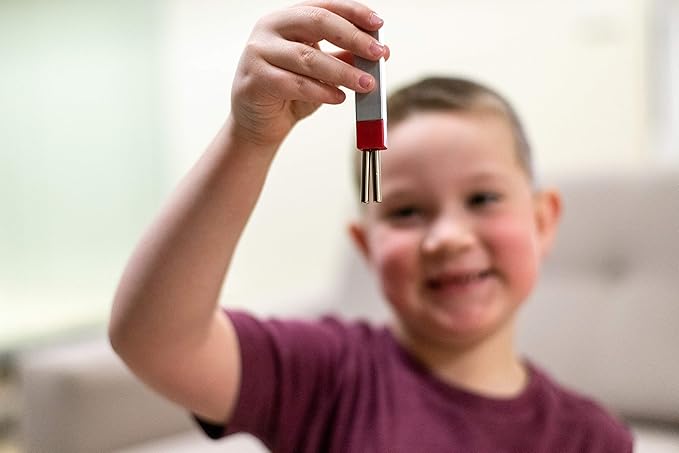 Bendon TS Shure Educational Magnetic Science Experiment Learning Tin with 8 Magnets and 5 Paper Clips 50521