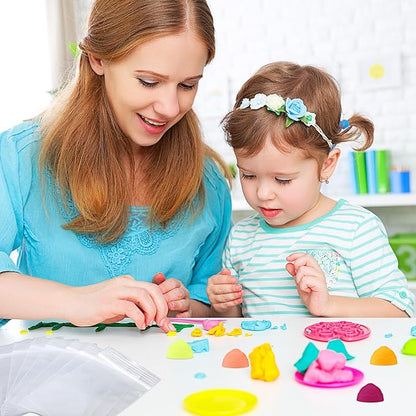 Poen Air Dry Clay Kit Multi Colors Ultra Light Modeling Clay for Kids DIY Safe Soft Clay with Sculpting Tool Back to School Gift for Kids Adults Artists Art Crafts(96 Pcs)
