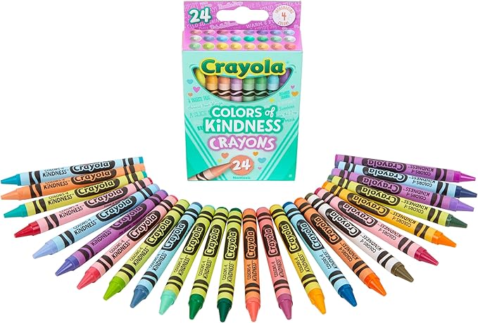 Crayola® Colors of Kindness Crayons, Assorted Colors, Box Of 24 Crayons