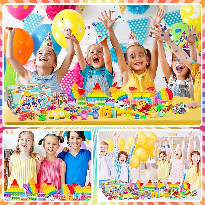 1120+PCS Party Favors for Kids,Fidget Toys Packs, Assorted Small Toys for Pinata Fillers Carnival Prizes,Goodie Bags Stuffers School Classroom Prizes Toys Bulk,Treasure Box Birthday Gifts