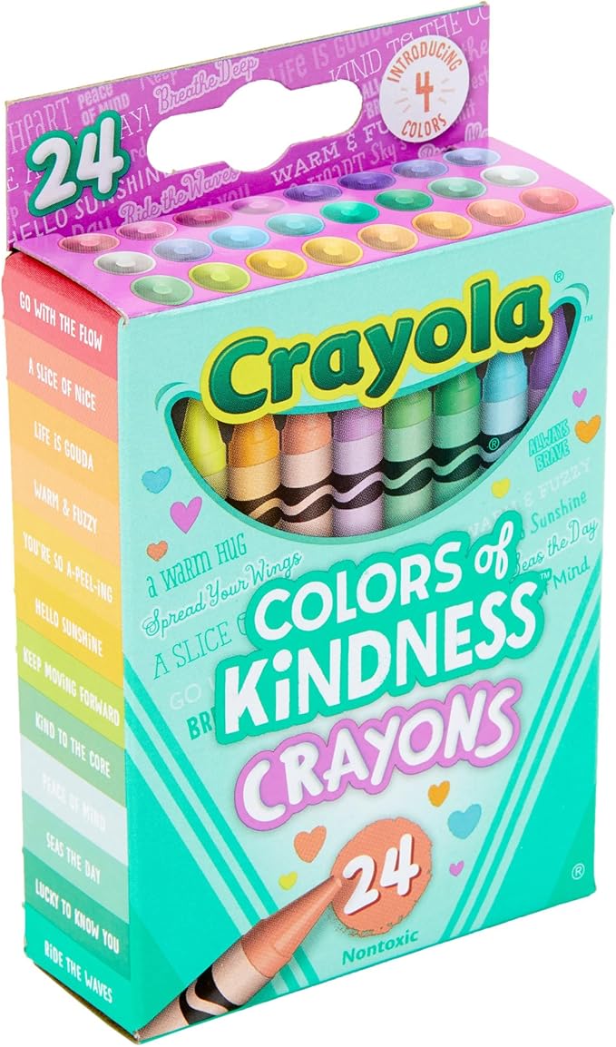 Crayola® Colors of Kindness Crayons, Assorted Colors, Box Of 24 Crayons