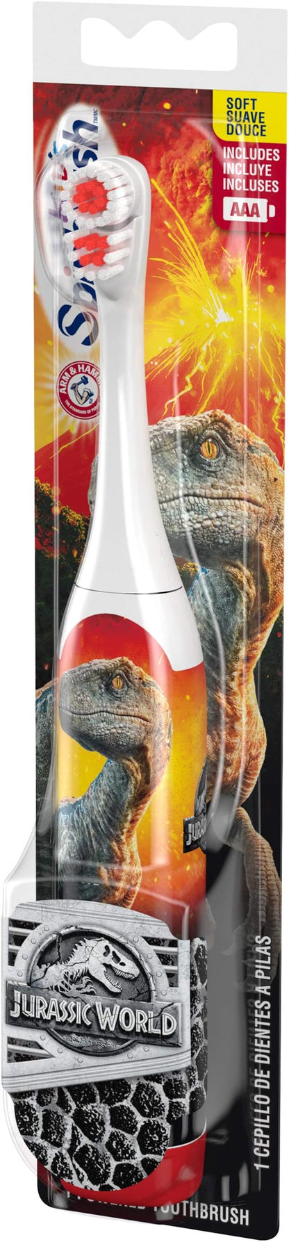 Spinbrush Jurassic World Kid’s Electric Battery Toothbrush, Soft, 1 ct