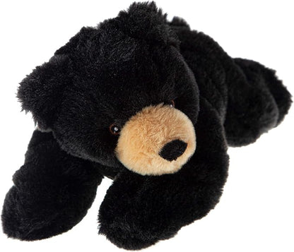 Wild Republic EcoKins Mini Black Bear Stuffed Animal 8 inch, Eco Friendly Gifts for Kids, Plush Toy, Handcrafted Using 7 Recycled Plastic Water Bottles (24807)