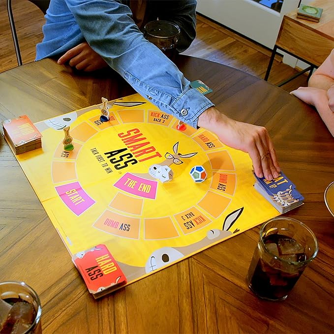 University Games, Smart Ass Trivia The Ultimate Who, What, Where Party Game , for Families and Adults Ages 12 and Up and 2 to 6 Players