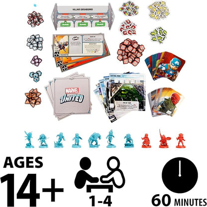 Marvel United, Superhero Card Strategy Board Game Comic Bundle with Spiderman and Dr. Strange Expansion, for Adults & Kids Ages 14+ (Amazon Exclusive)