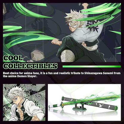 Jorumo Demon Slayer Swords Building Sets for Adults and Kids, 39in Shinazugawa Sanemi Sword Building Block with Scabbard and Stand, Anime Building Toy Katana Demon Slayer Gift, 788 Pcs