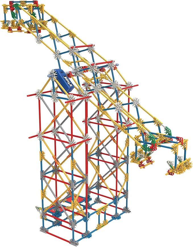 K'NEX - 3-in-1 Classic Amusement Park Building Set - 744 Pieces, Motorized, Kid Construction Set‚ Ages 9+