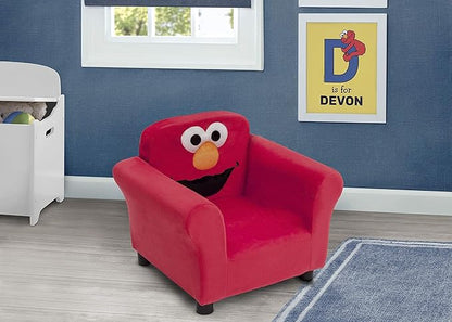 Sesame Street Elmo Upholstered Chair by Delta Children, Red